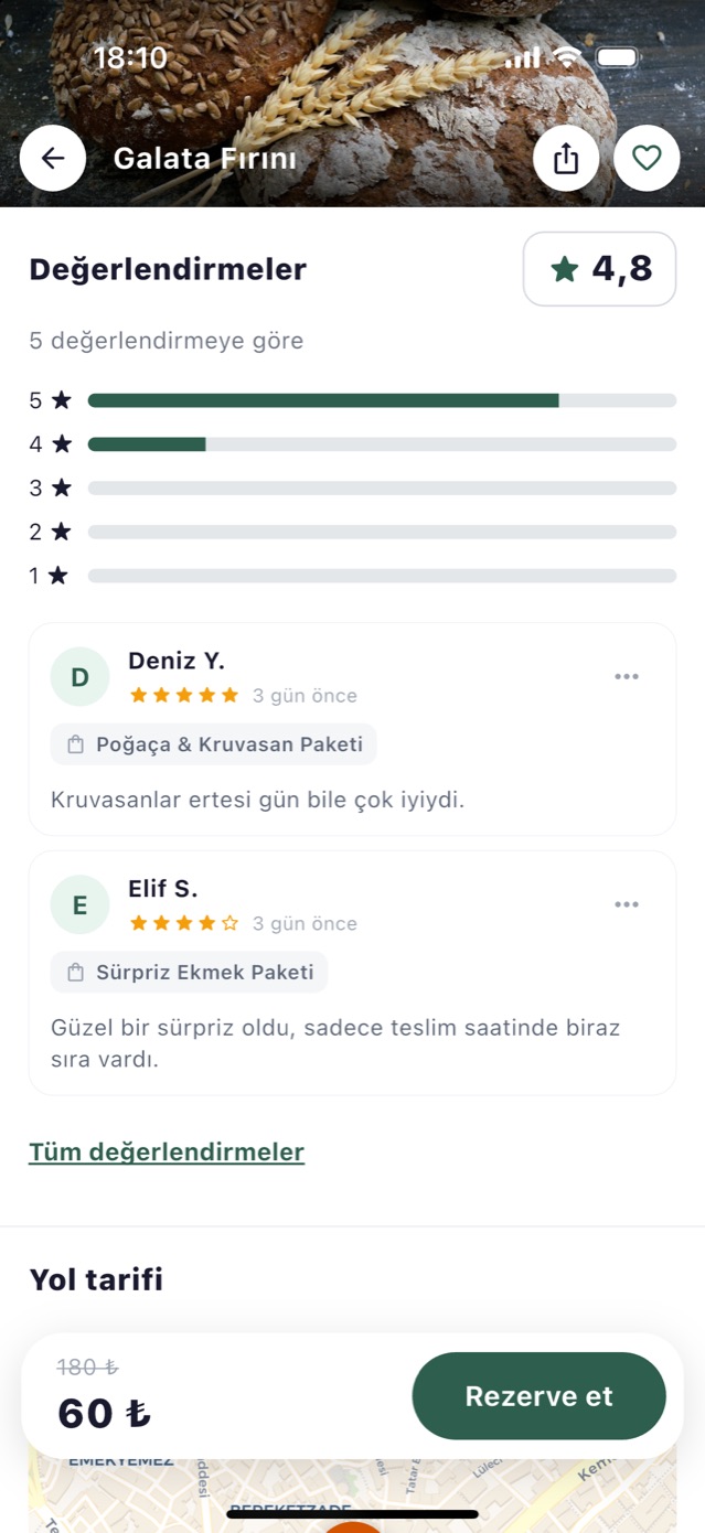 İşletmenin değerlendirmeleri